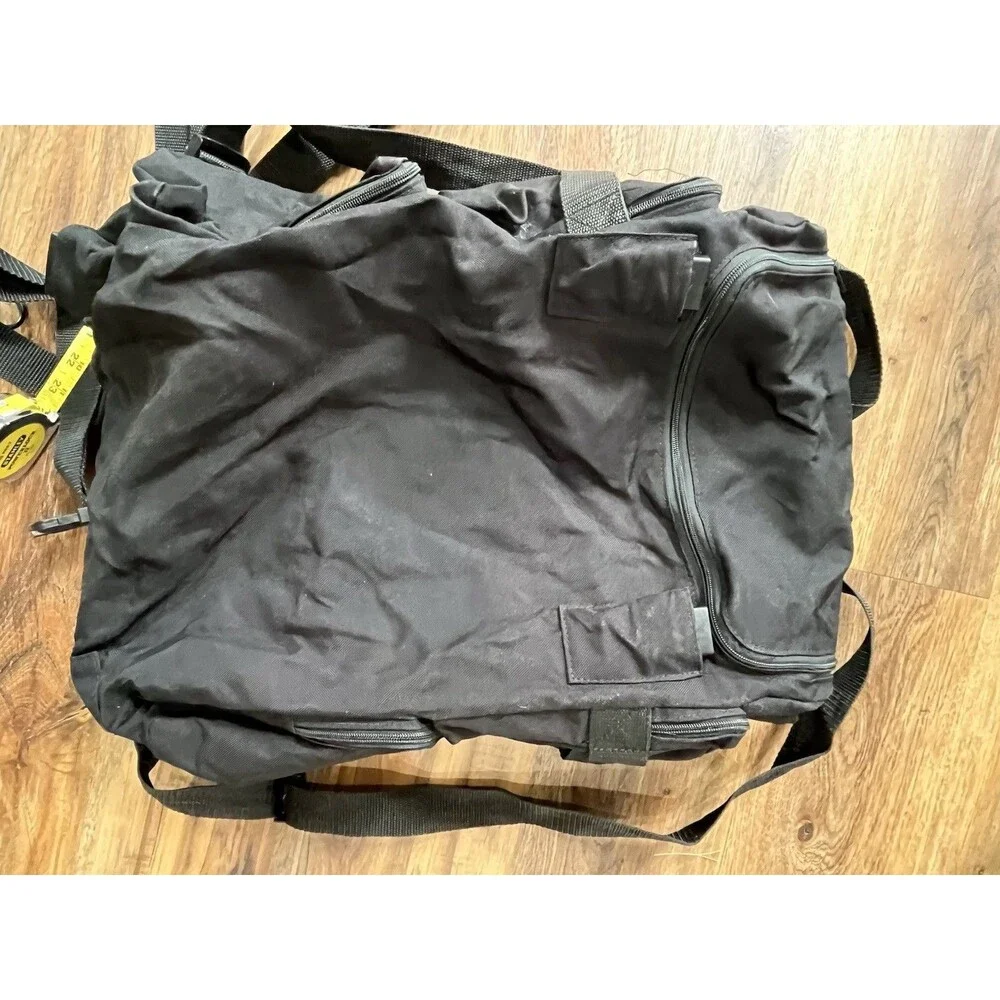 T-Bags Expandable Motorcycle Touring Luggage Bag Black Made USA Travel Bag